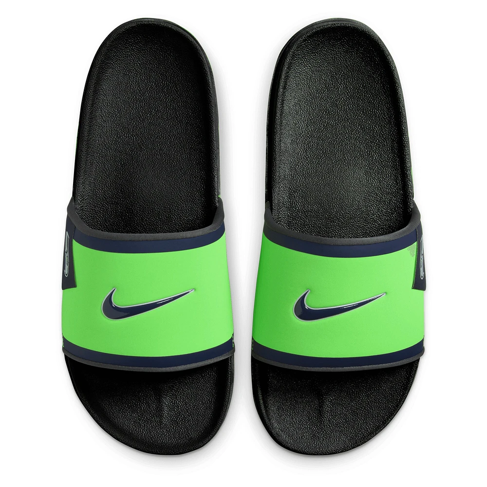 Sandales à glissière hors terrain Nike Seattle Seahawks 2024