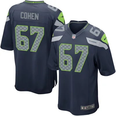 Nike Youth Seattle Seahawks Landon Cohen Maillot de jeu couleurs l'équipe