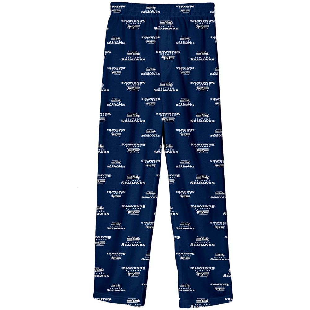 Preschool College Navy Seattle Seahawks Team Color Printed - Pants