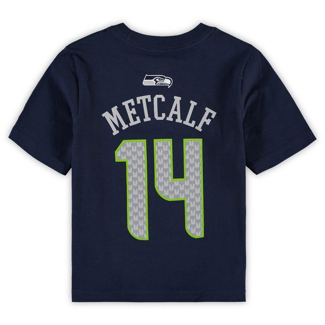 Préscolaire DK Metcalf College Navy Seattle Seahawks Mainliner Nom et numéro du joueur T-shirt