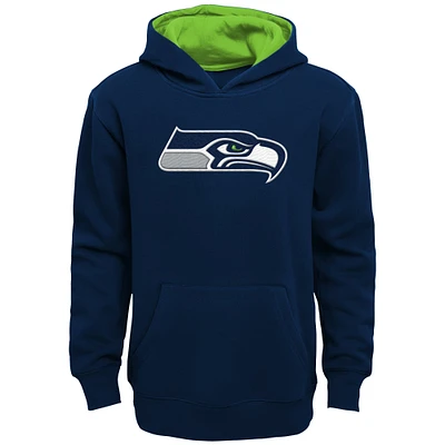 Preschool Navy Seattle Seahawks Prime Pullover Hoodie