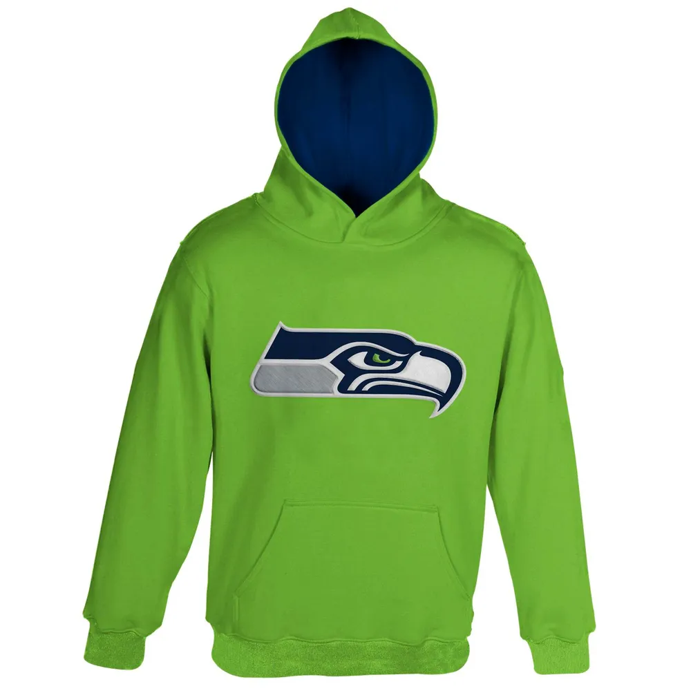 Men's Fanatics Branded College Navy Seattle Seahawks Extra Point Pullover  Hoodie