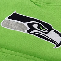 Preschool Neon Green Seattle Seahawks Fan Gear Prime Pullover Hoodie
