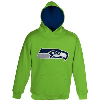 Preschool Neon Green Seattle Seahawks Fan Gear Prime Pullover Hoodie