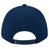 Casquette ajustable Main 9FORTY des Seattle Seahawks de New Era College Navy pour enfants d'âge préscolaire