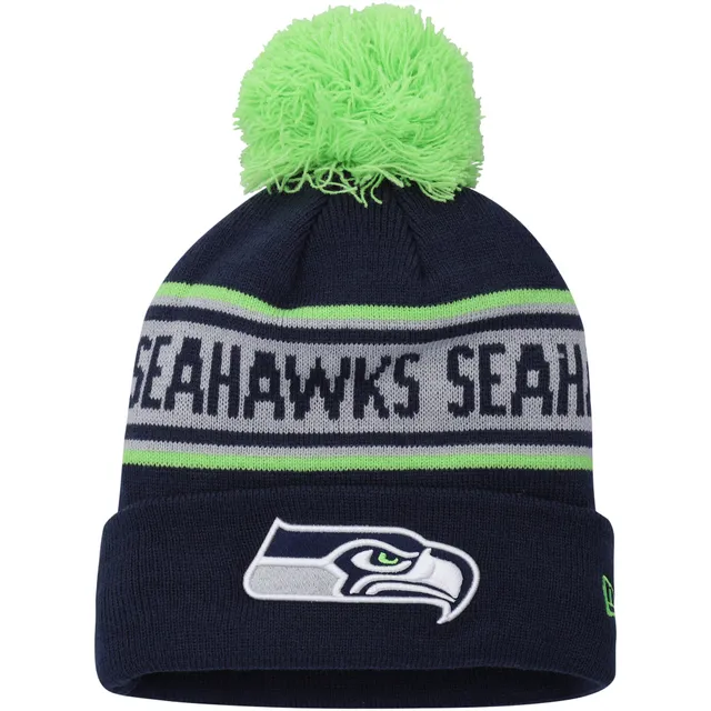 Youth New Era Black Seattle Seahawks Social Justice Cuffed Knit Hat