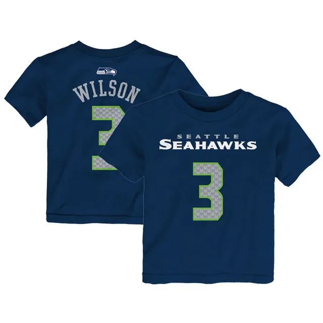 Youth Russell Wilson Navy Denver Broncos Player Name & Number Shorts