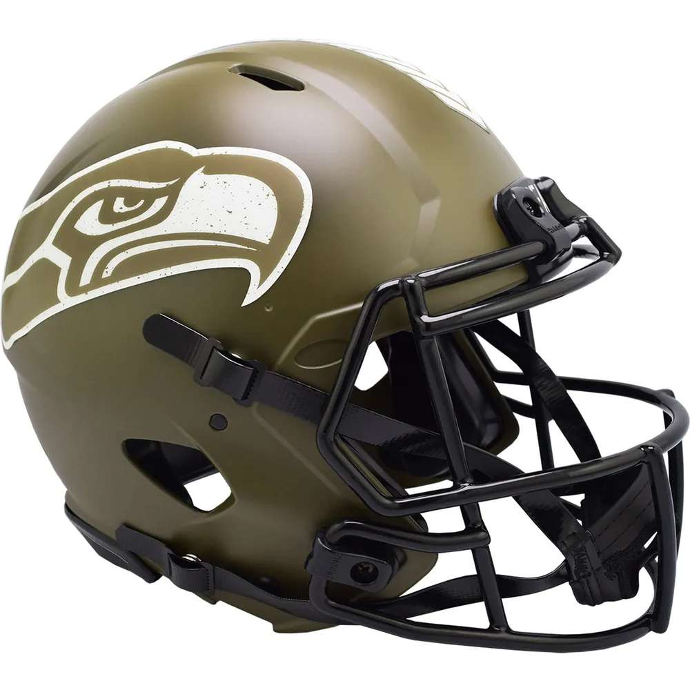 Riddell Seattle Seahawks Revolution Speed Flex Authentic Football Helmet