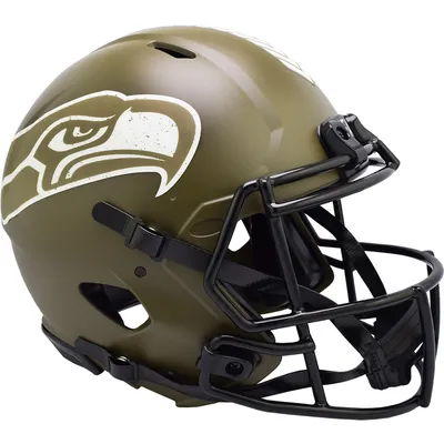 Riddell Seattle Seahawks Salute To Service Speed Authentic Helmet