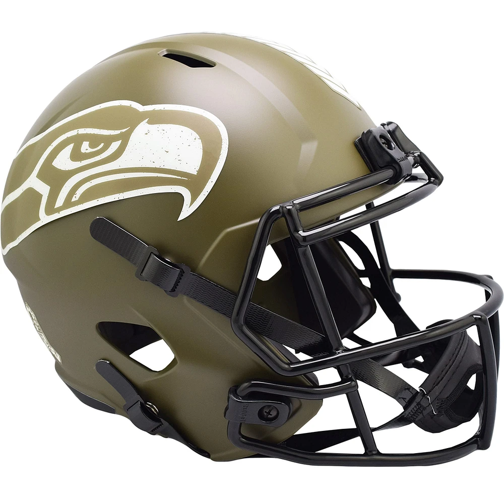 Seattle Seahawks Riddell 2022 Salute To Service Speed Replica Helmet