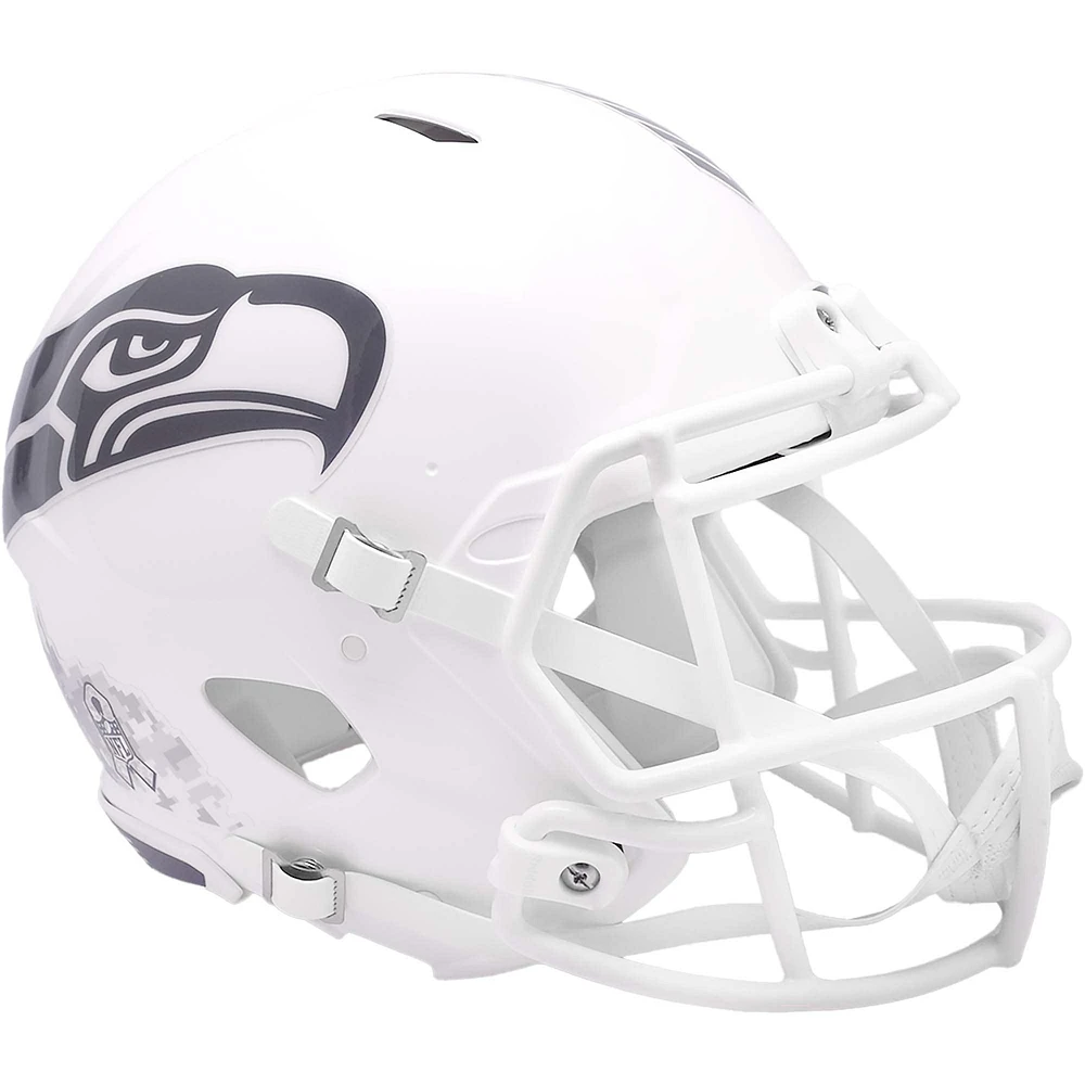 Casque authentique Riddell Seattle Seahawks 2024 Salute To Service Speed