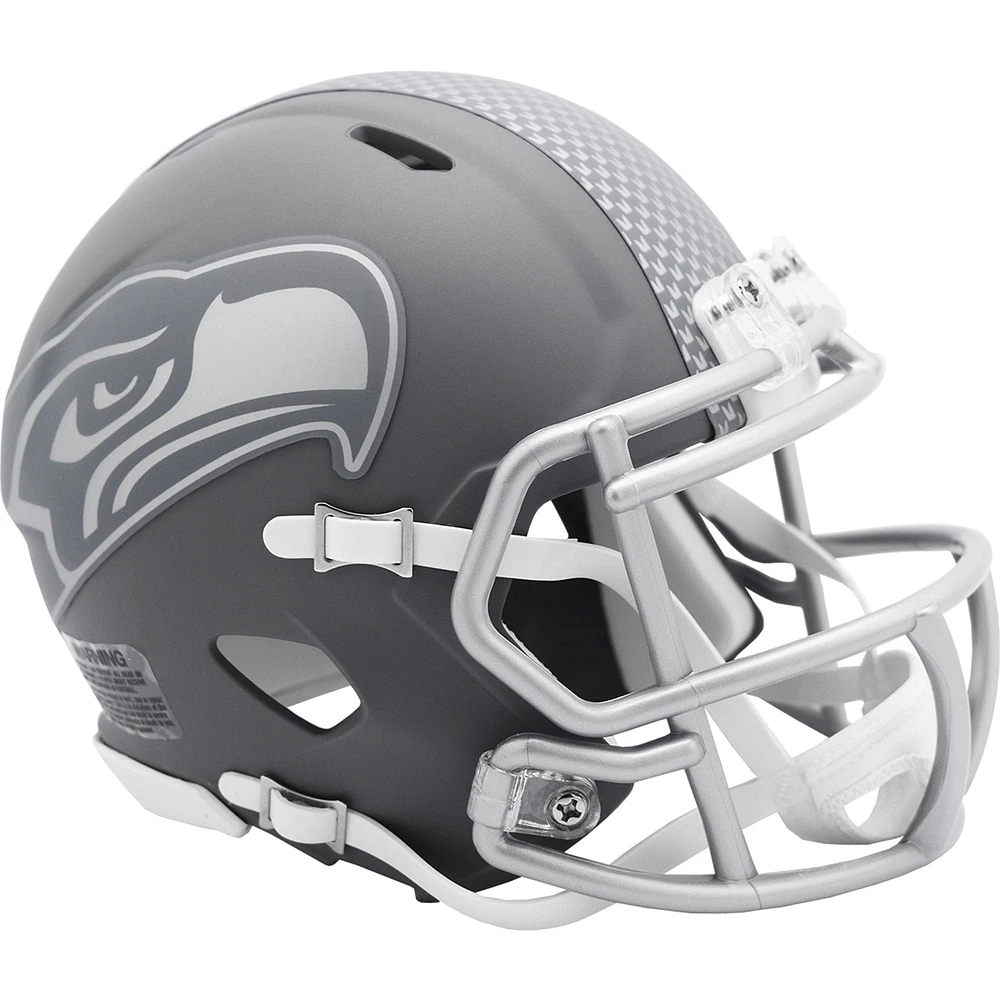 Riddell Seattle Seahawks 2024 Slate Alternate Speed Mini Helmet