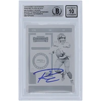 Russell Wilson Seattle Seahawks Autographed 2019 Panini Contenders Black Printing Plate #90 #1/1 Beckett Fanatics Witnessed Authenticated 10 Card