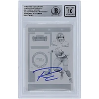 Russell Wilson Seattle Seahawks Autographed 2019 Panini Contenders Black Printing Plate #90 #1/1 Beckett Fanatics Witnessed Authenticated 10 Card