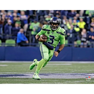 Russell Wilson Seattle Seahawks Fanatics Authentic Unsigned Color Rush  Scramble Photograph