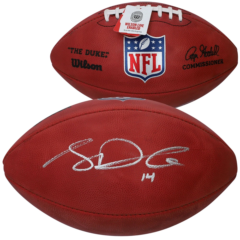 Sam Darnold Seattle Seahawks Autographed Wilson Duke Full Color Pro Football