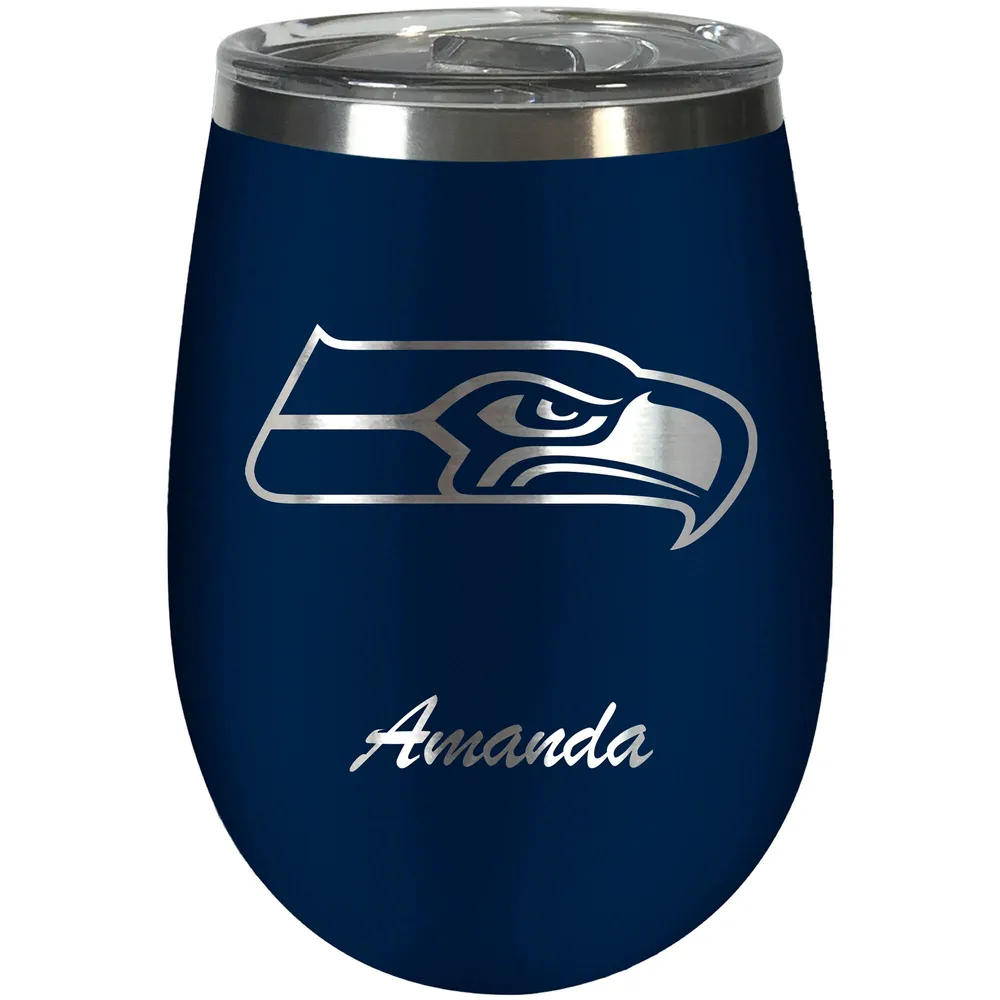 Lids Seattle Seahawks 10oz. Personalized Team Color Wine Tumbler