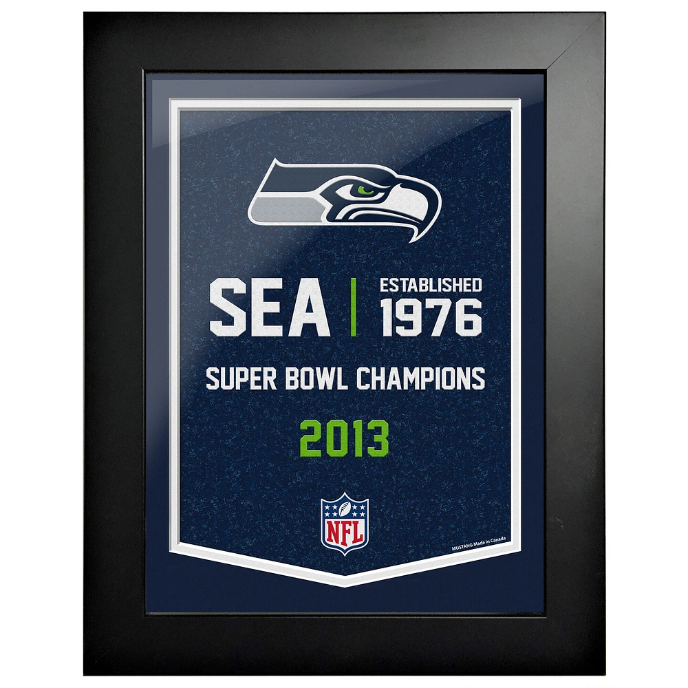 Seattle Seahawks - 12'' x 16'' Empire Framed Art