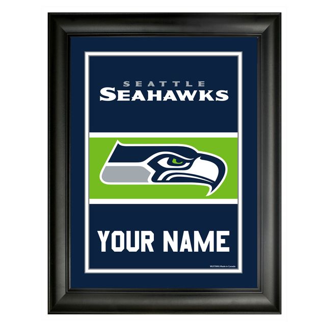 Cadre d'équipe personnalisé Seattle Seahawks 12'' x 16''