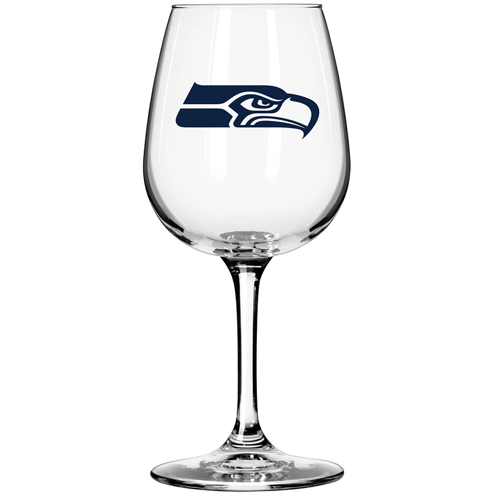 Seahawks de Seattle 12oz. Verre à vin à pied Gameday