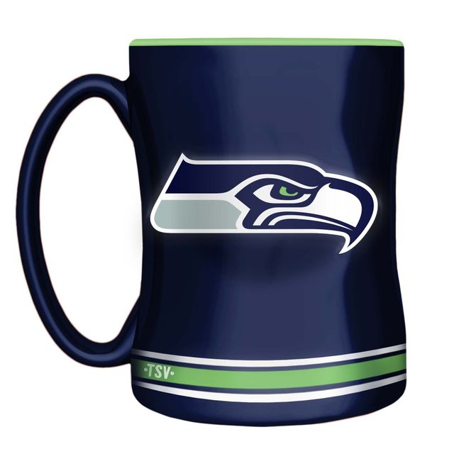 Seahawks de Seattle 14oz. Tasse sculptée