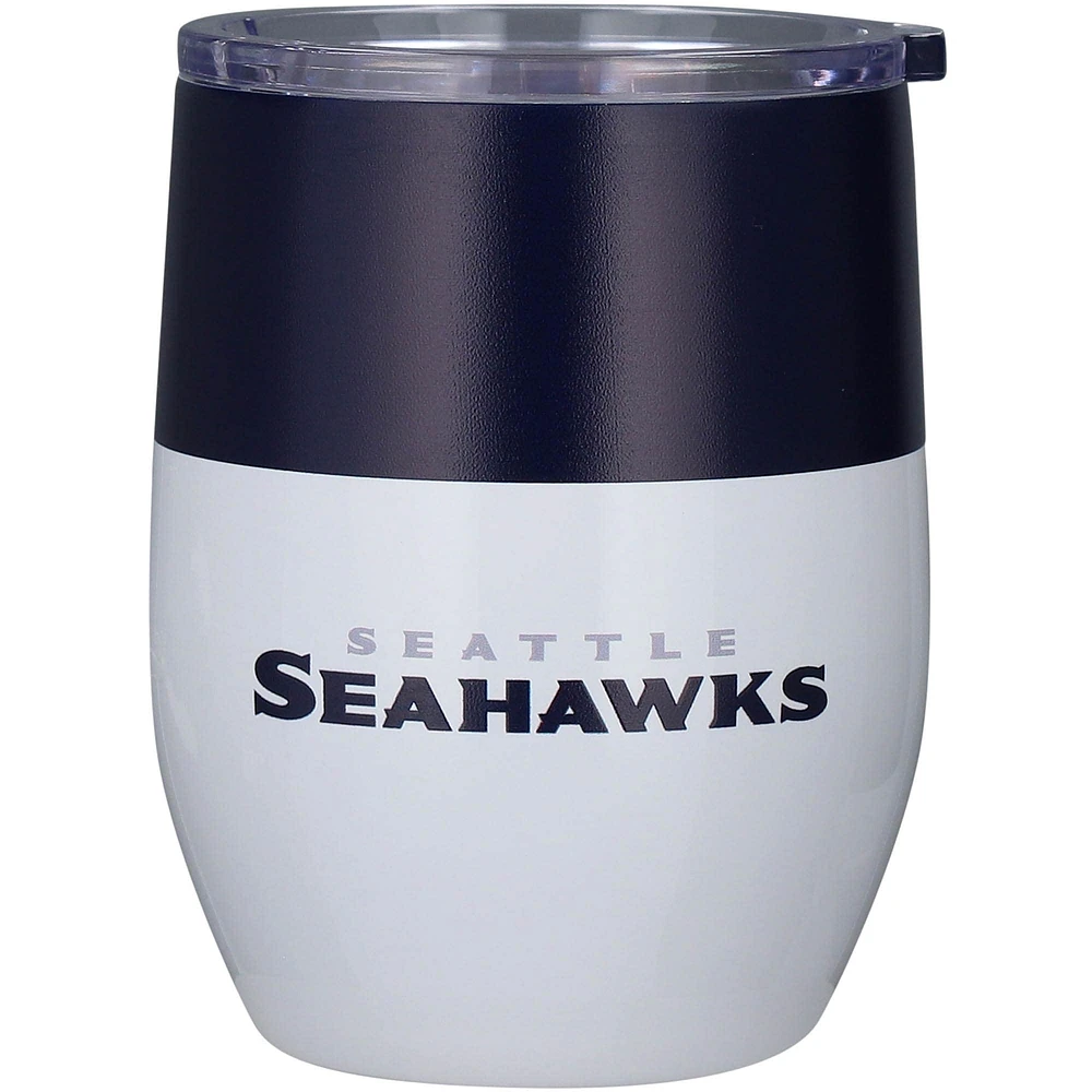 Seahawks de Seattle 16 oz. Gobelet incurvé en acier inoxydable Colorblock