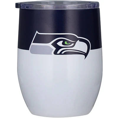 Seahawks de Seattle 16 oz. Gobelet incurvé en acier inoxydable Colorblock