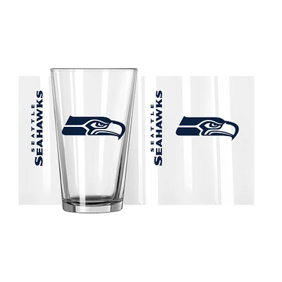 Seattle Seahawks 16oz. Team Wordmark Game Day Pint Glass