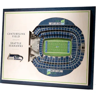 Seattle Seahawks 17'' x 13'' 5-Layer StadiumViews 3D Wall Art