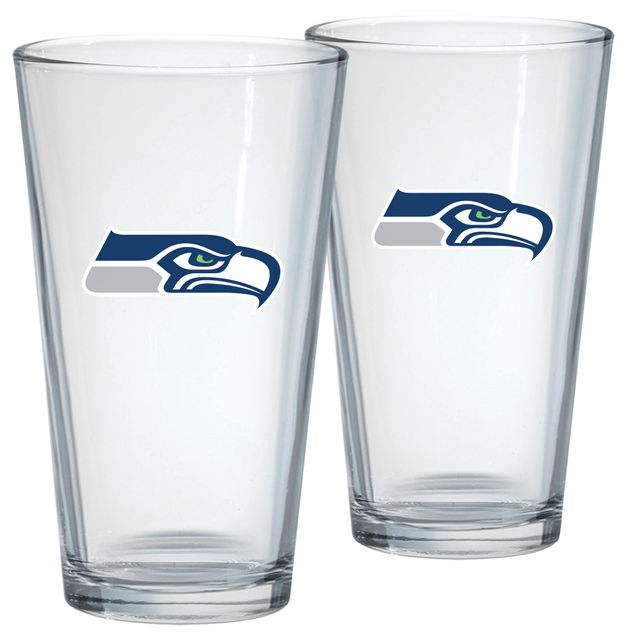 Paquet de 2 Seahawks de Seattle 16 oz. Ensemble de verres à mélange