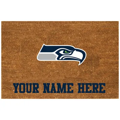 Seattle Seahawks 23'' x 35'' Personalized Door Mat