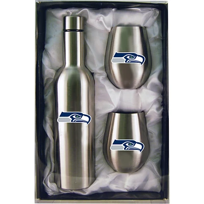 Seahawks de Seattle 28 oz. Bouteille et 12 oz. Ensemble de gobelets