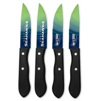 Seattle Seahawks 4-Piece Stainless Steel Steak Knife Set