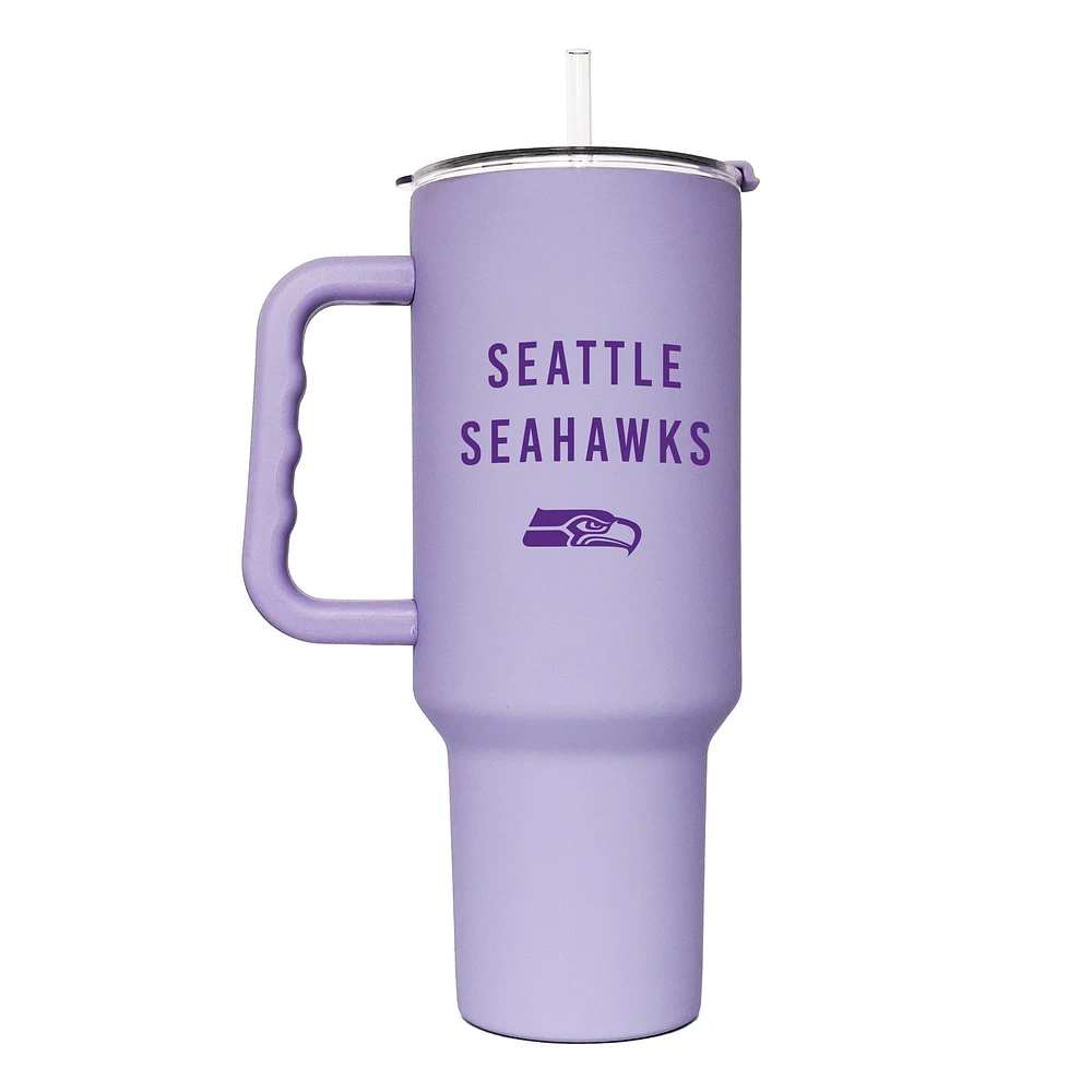 Seattle Seahawks 40oz. Lavender Soft Touch Tumbler