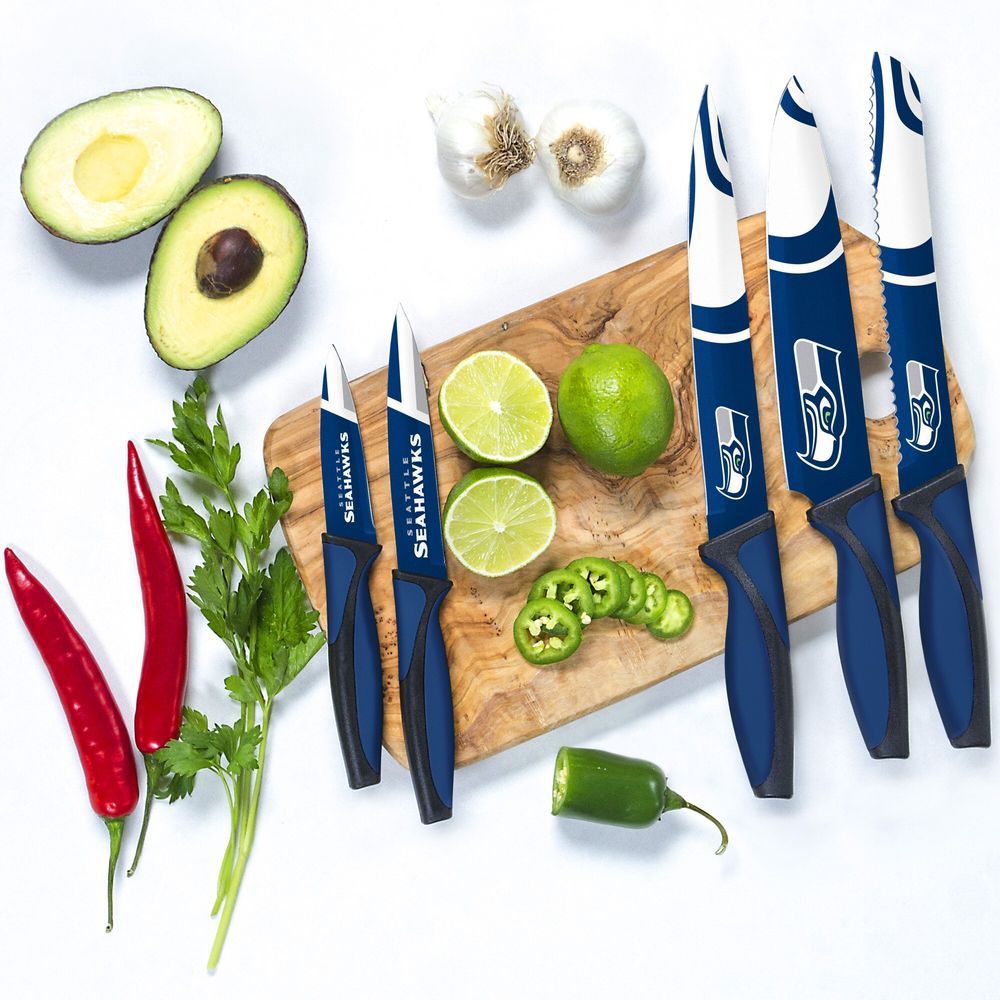 Seattle Seahawks 5-Piece Stainless Steel Cutlery Knife Set