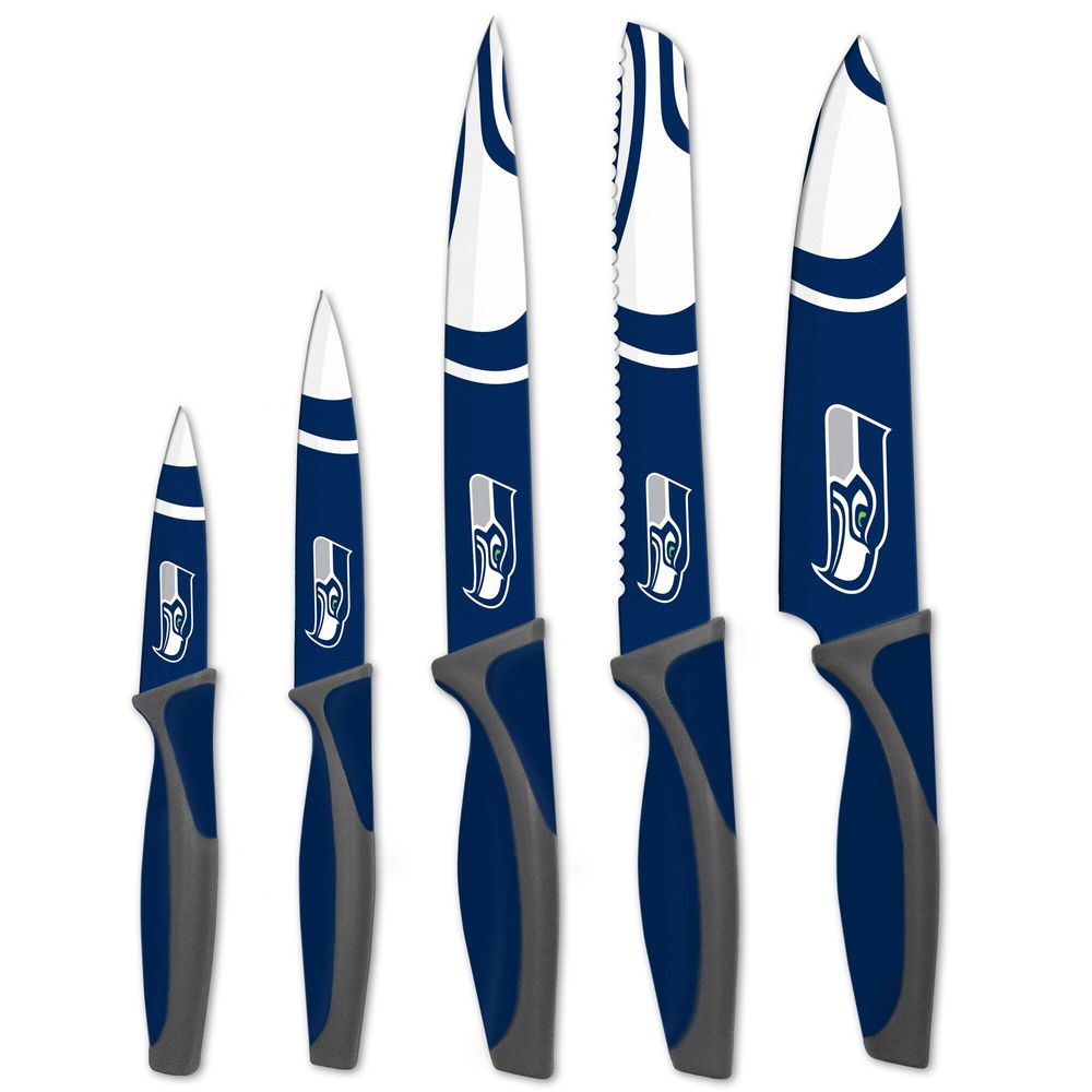 Seattle Seahawks 5-Piece Stainless Steel Cutlery Knife Set