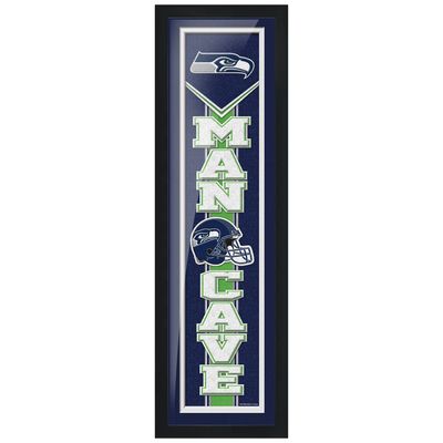 Seattle Seahawks 6'' x 22'' Man Cave Framed - Artwork