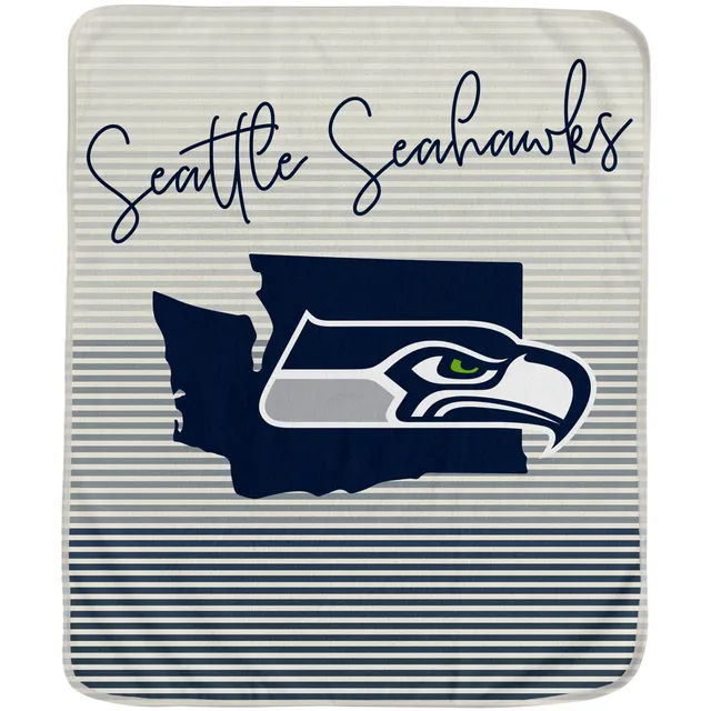 Seattle Seahawks 50'' x 60'' Collage Icons Polar Fleece Blanket