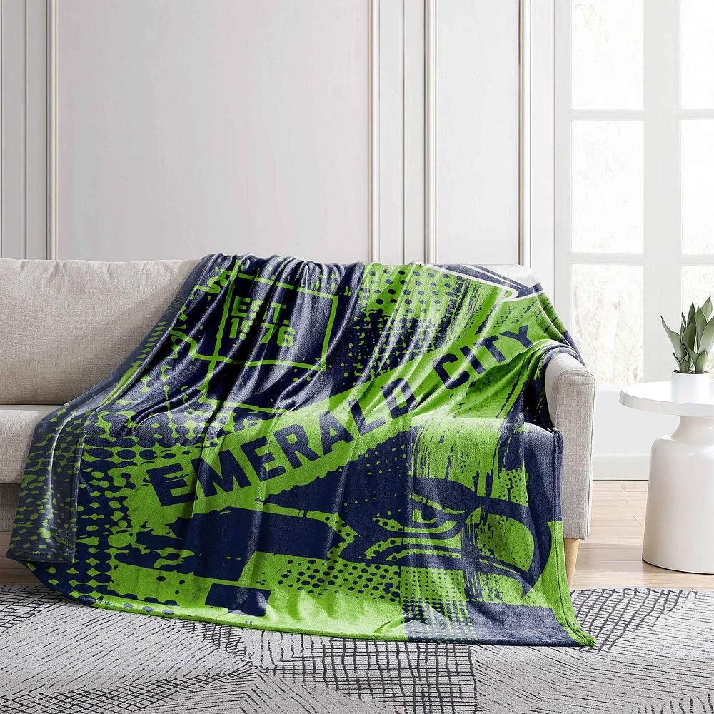 Couverture de ville natale des Seahawks de Seattle, 60 po x 80 po