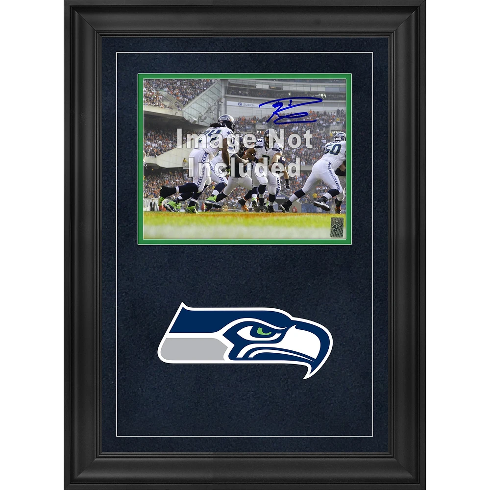 Cadre photo horizontal de luxe 8'' x 10'' Seattle Seahawks avec logo de l'équipe