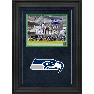 Cadre photo horizontal de luxe 8'' x 10'' Seattle Seahawks avec logo de l'équipe