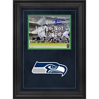 Cadre photo horizontal de luxe 8'' x 10'' Seattle Seahawks avec logo de l'équipe