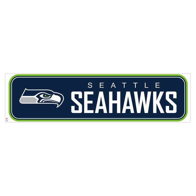 Mur repositionnable 90 '' x 23 '' Seattle Seahawks - Décalque