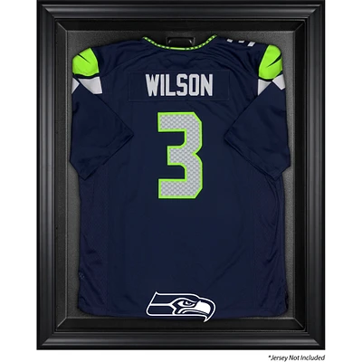 Vitrine de présentation encadrée noire pour maillot des Seattle Seahawks
