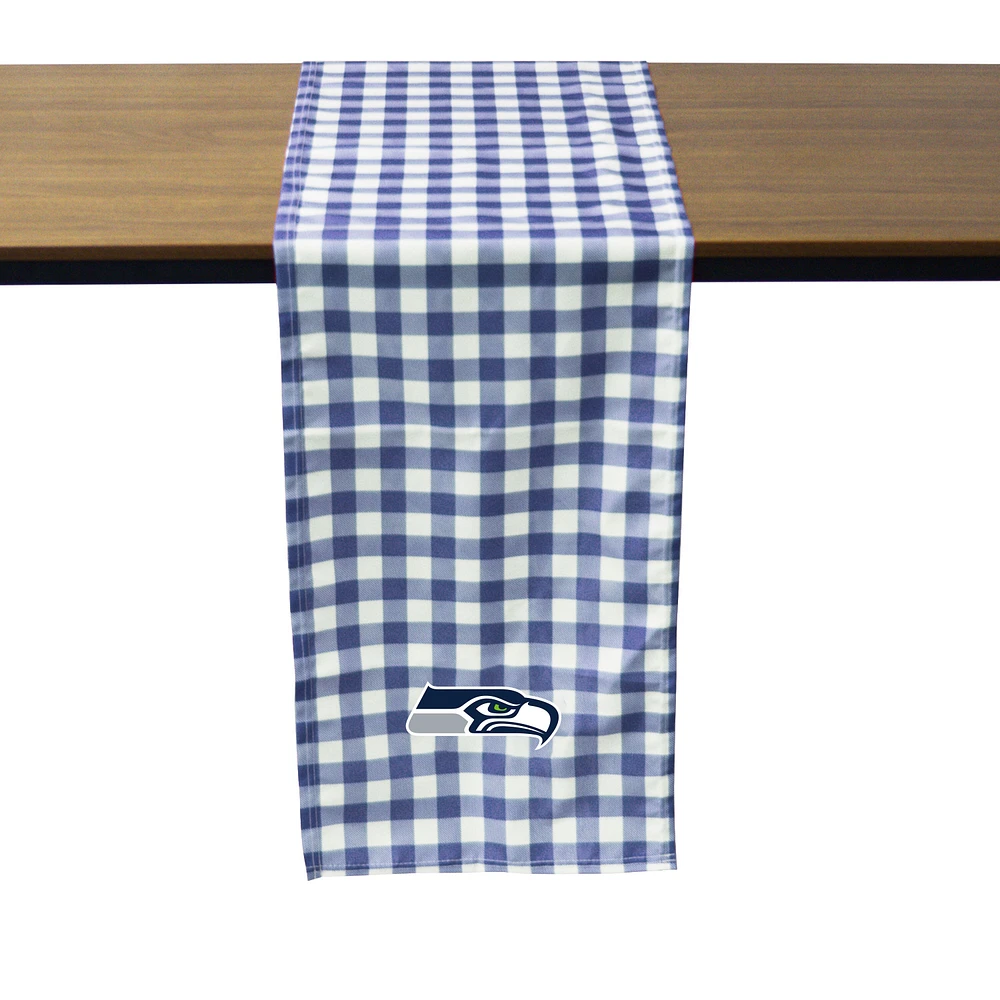 Seattle Seahawks Buffalo Check Table Runner