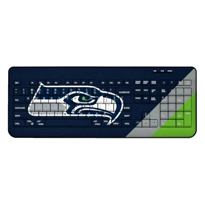 Seattle Seahawks Diagonal Stripe Wireless Keyboard