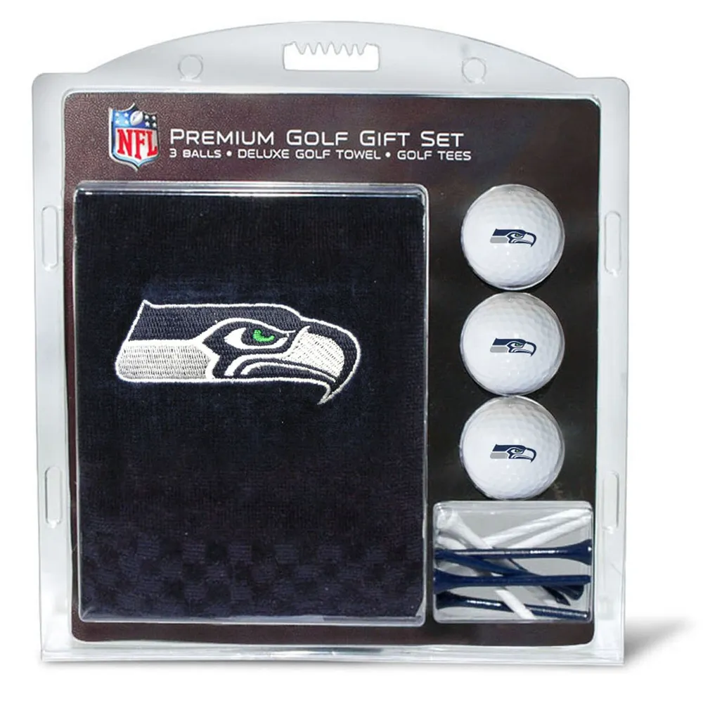 Lids Seattle Seahawks Embroidered Golf Gift Set