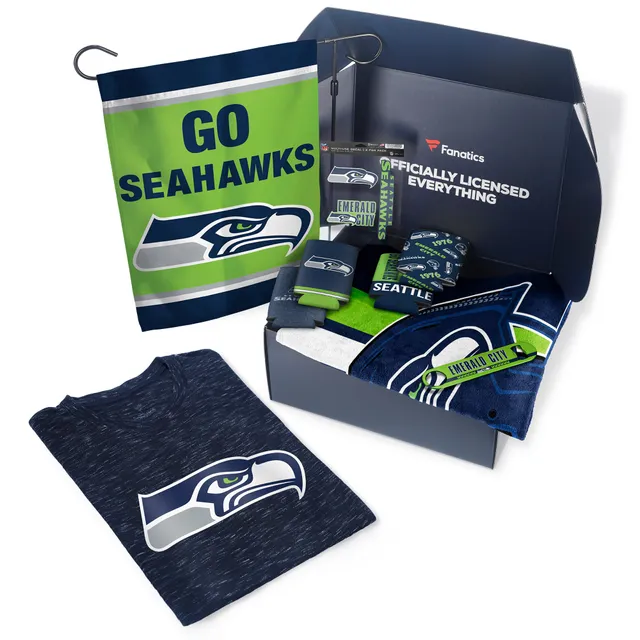 Seattle Seahawks Fanatics Branded T-Shirt Combo Pack - Navy/Heathered Gray