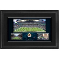 Seattle Seahawks Framed 10" x 18" Stadium Panoramic Collage with Game-Used Football - Limited Edition of 500