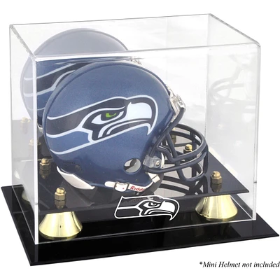Seattle Seahawks Golden Classic Mini Helmet Display Case